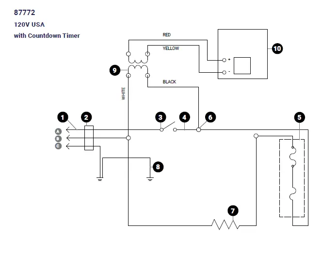 SERVER CW-DI ConserveWell Drop In Unit with Timer FIG 11