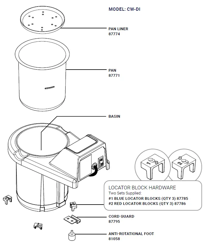 SERVER CW-DI ConserveWell Drop In Unit with Timer FIG 13