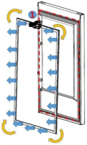 BUSH MEB155177 Larder Fridge - Door Gasket