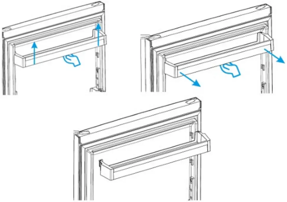 BUSH MEB155177 Larder Fridge - REPLACEMENT PROCEDURE 3