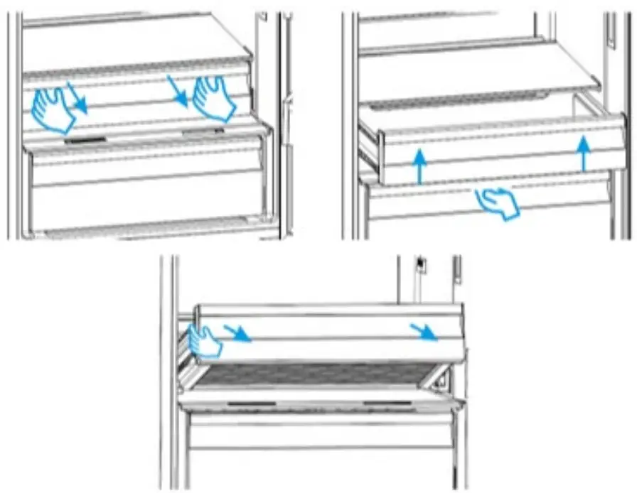 BUSH MEB155177 Larder Fridge - REPLACEMENT PROCEDURE 5