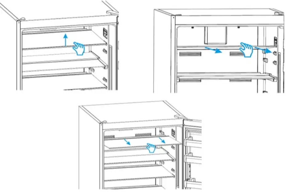 BUSH MEB155177 Larder Fridge - REPLACEMENT PROCEDURE