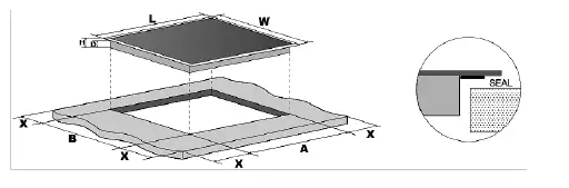 Caple C808C 59cm Frameless Ceramic Hob Black FIG 10