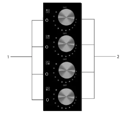 Caple C808C 59cm Frameless Ceramic Hob Black FIG 3