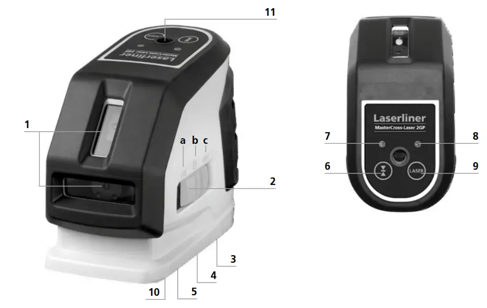 Laserliner 031 390 MasterCross-Laser 2GP Line Laser - fig 9