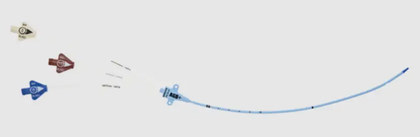 CDA-45703-P1A Pressure Injectable Arrowg+ard Blue Plus Three-Lumen CVC