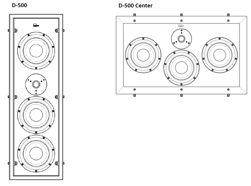 LYNGDORF D-500 Discreet Series Loudspeaker fig 2