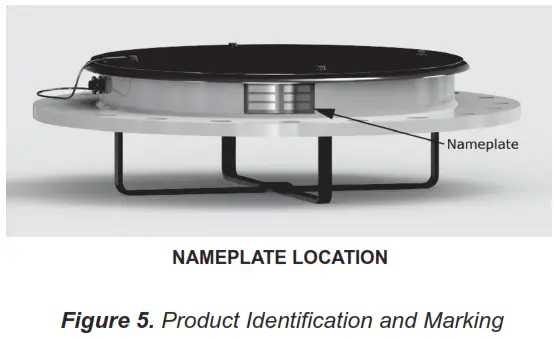 EMERSON 2100 Series Emergency Pressure Relief Vent and Manhole Cover - Figure 5
