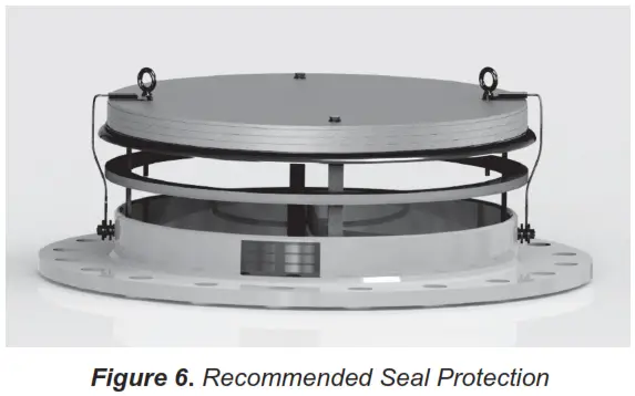 EMERSON 2100 Series Emergency Pressure Relief Vent and Manhole Cover - Figure 6