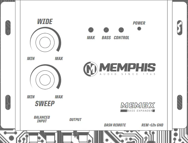 MEMPHIS AUDIO MEMBX Digital Bass Expander
