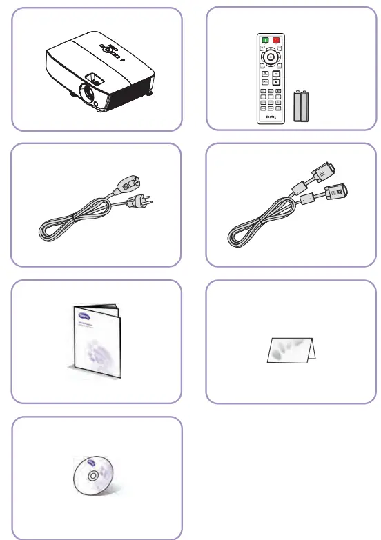BenQ W1050 Home Cinema Digital Projector 2