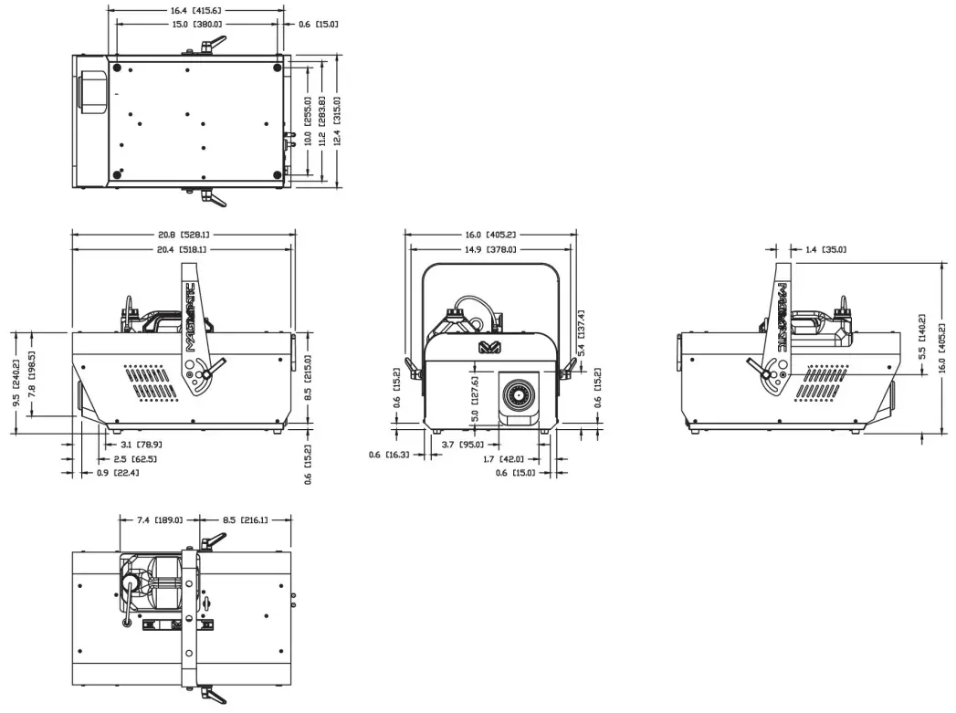 MAGMATIC PSC001 CRISP High Volume Compact Snow Machine - fig 3