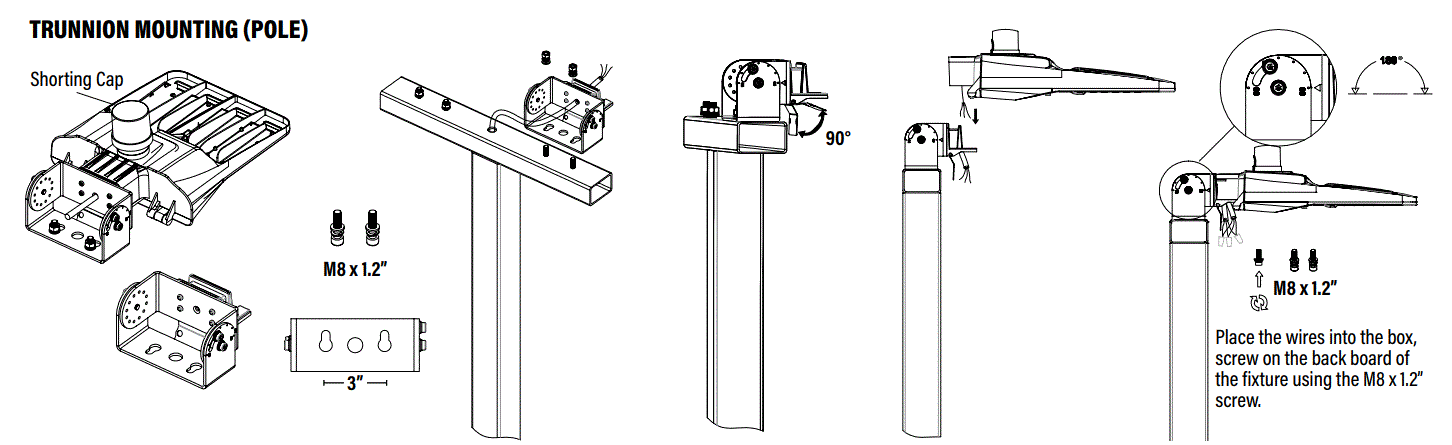 HomElectrical PQL-84032 NovaLux 188W LED Shoebox Fixture 1