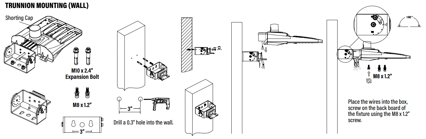 HomElectrical PQL-84032 NovaLux 188W LED Shoebox Fixture 2