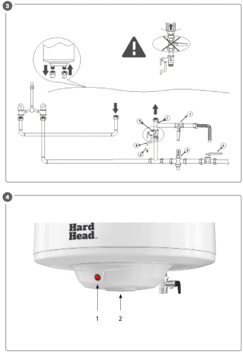Hard Head 021095 Water Heater - fig 1