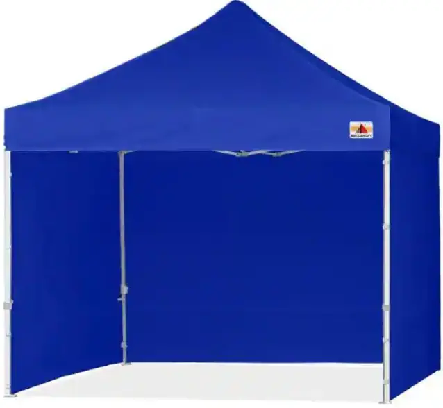 ABCCANOPY AHKKPKG-Blue Commercial Instant Shade 10 ft. L x 10 ft. L D Metal Pop-Up Canopy