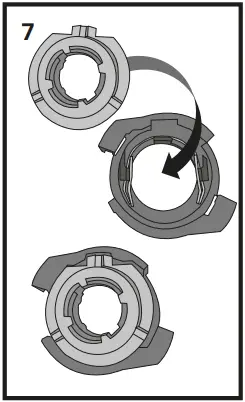 PHILIPS H7-LED Adapter Ring 07