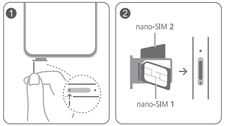 HUAWEI CTR LX3 Smart Phone - SIM card 2