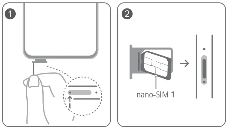 HUAWEI CTR LX3 Smart Phone - SIM card
