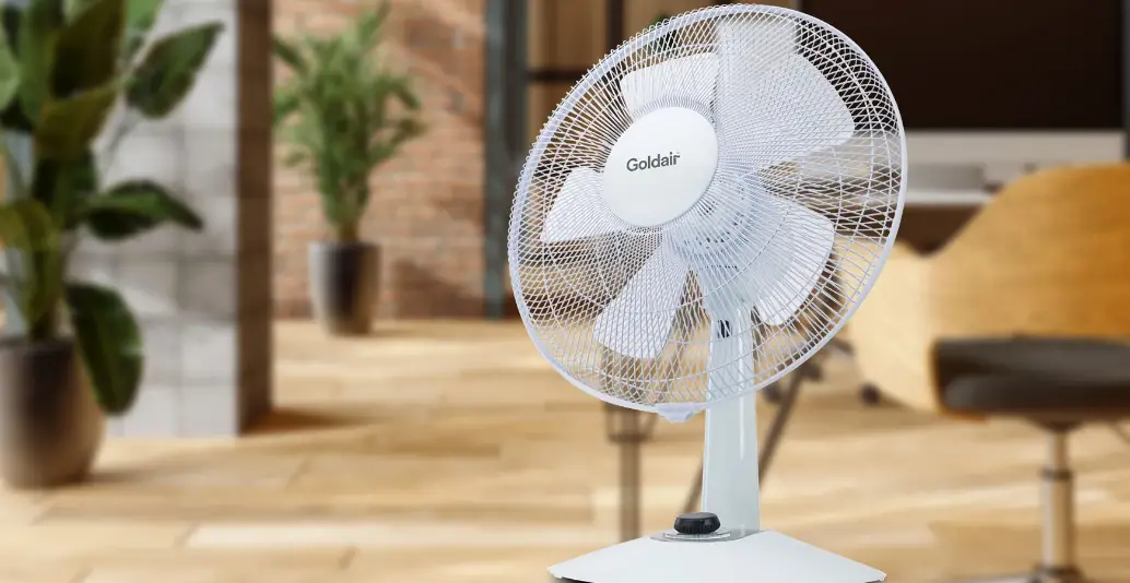 Goldair Gcdf140s 20cm Metal Desk Fan Instruction Manual