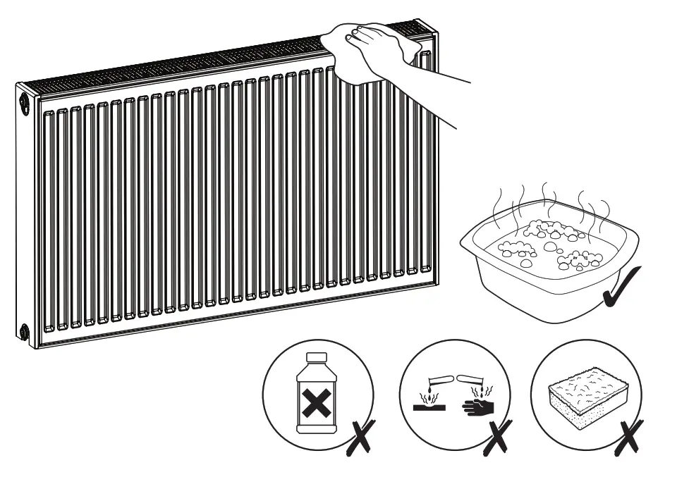 SCREWFIX 5249BTU Double Panel Double Convector Radiator 600 x 900mm White - fig10
