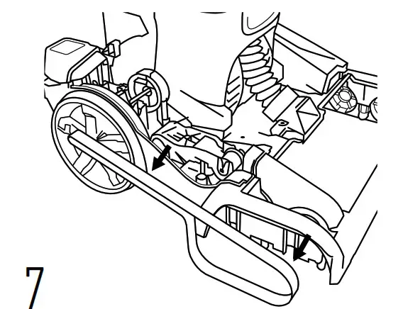 HOOVER Dual Power MAX PET Carpet Cleaner - Slide belt off shaft