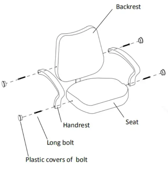 Hongzi HZ8801 Hair Salon - Backrest 1