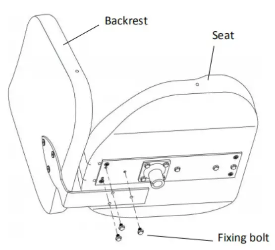 Hongzi HZ8801 Hair Salon - Backrest