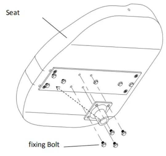 Hongzi HZ8801 Hair Salon - Seat