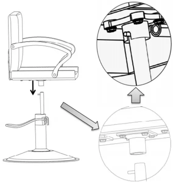 Hongzi HZ8801 Hair Salon - diagram