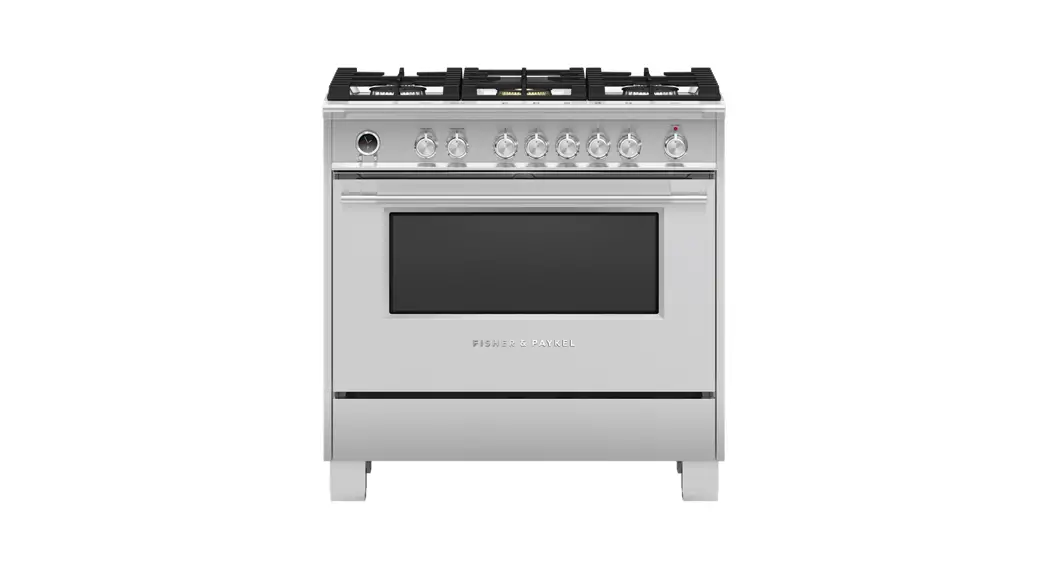 Fisher Paykel Or36scg6x1 36 Inch Dual Fuel Range 5 Burners User Guide