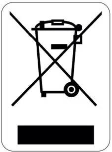 DOMO DO99505S Side by Side Fridge-Freezer Combination Instruction Manual - Disposal icon