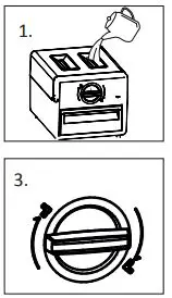 DOMO DO99505S Side by Side Fridge-Freezer Combination Instruction Manual - ICE TWISTER