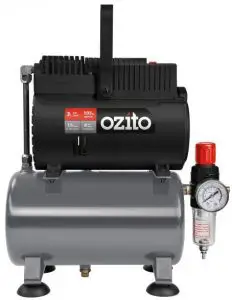 Ozito 3L 105W AIRBRUSH & MINI kg/cm² COMPRESSOR KIT