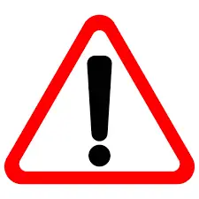 WARNING icon