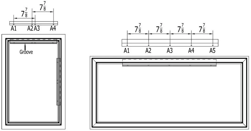 ExBrite Frameless WallMounted LED Light Bathroom Mirror - Figure 6
