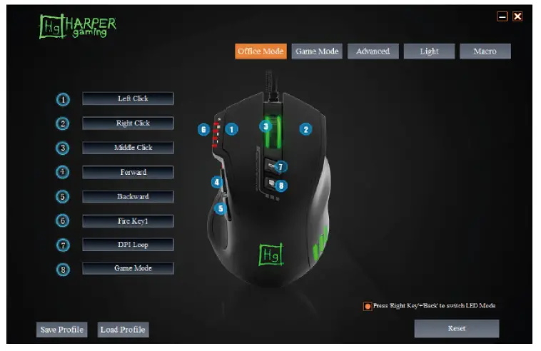 HARPER gaming GM-A05 GREMLIN Game Mouse-2
