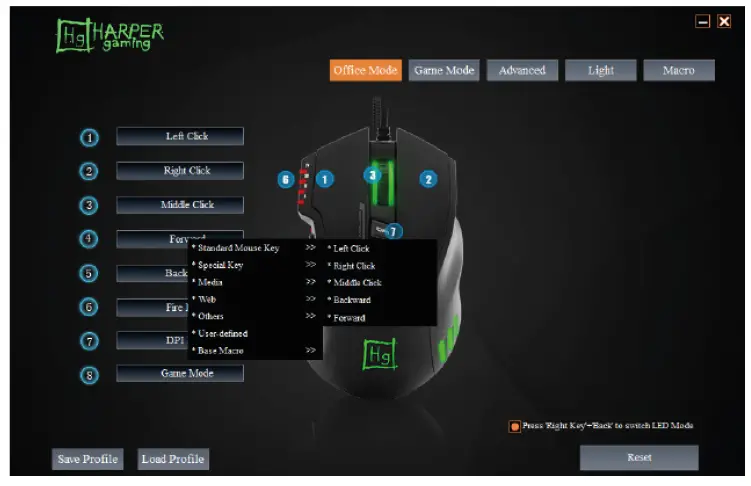 HARPER gaming GM-A05 GREMLIN Game Mouse-3