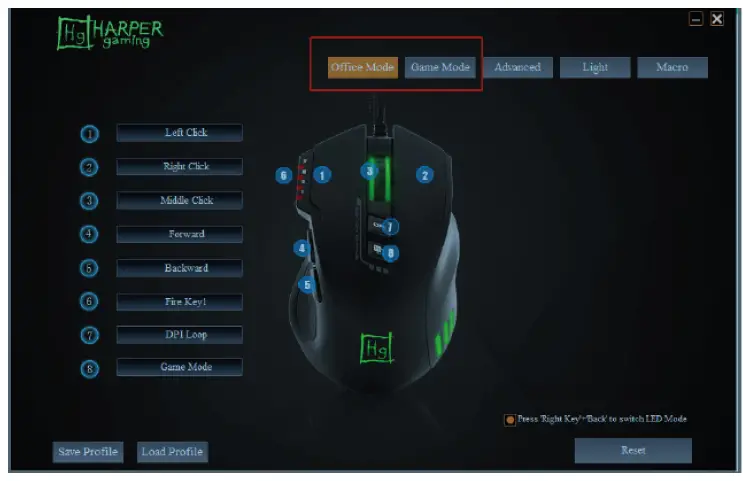 HARPER gaming GM-A05 GREMLIN Game Mouse-4