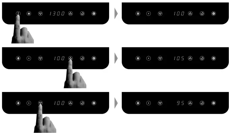 HENDI 239230 Induction Cooker Model 2000 - Temperature Mode