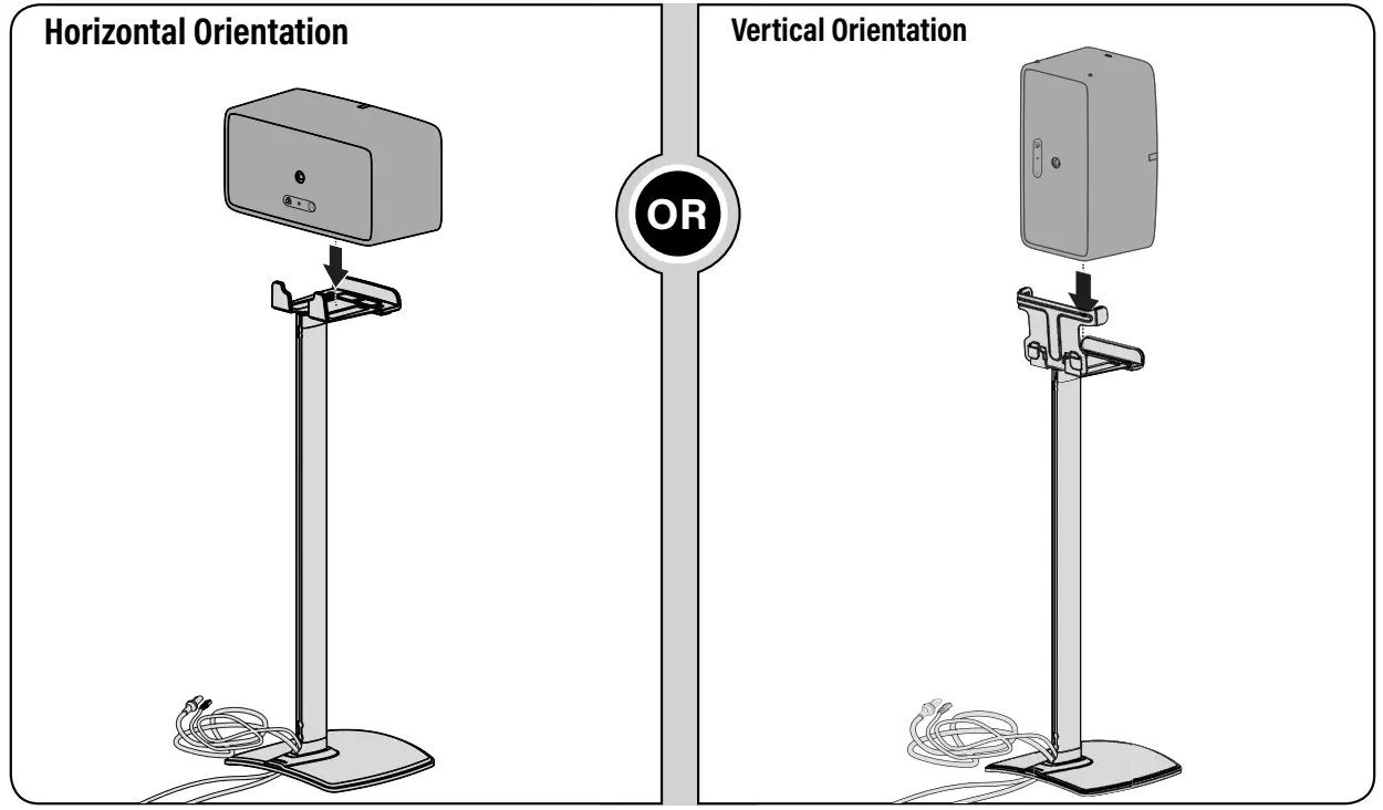 SANUS WSS52 Wireless Speaker Stand - Fig10