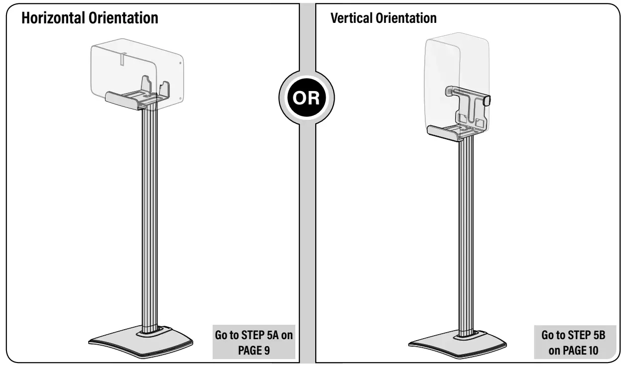 SANUS WSS52 Wireless Speaker Stand - Fig6