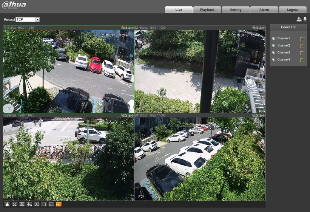 dahua DH IPC PDBW5831N B360 Panoramic Quad View Network Camera - Network Configuration 4