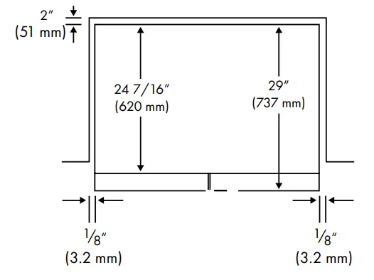 ZLINE RFMW36BS 36 Inch Black Stainless Steel Counter Depth French Door Refrigerator - fig 18