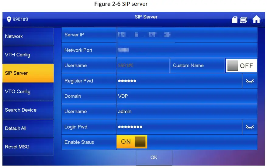 dahua VTH5422HW Two-wire and IP Color Indoor Monitor - fig8