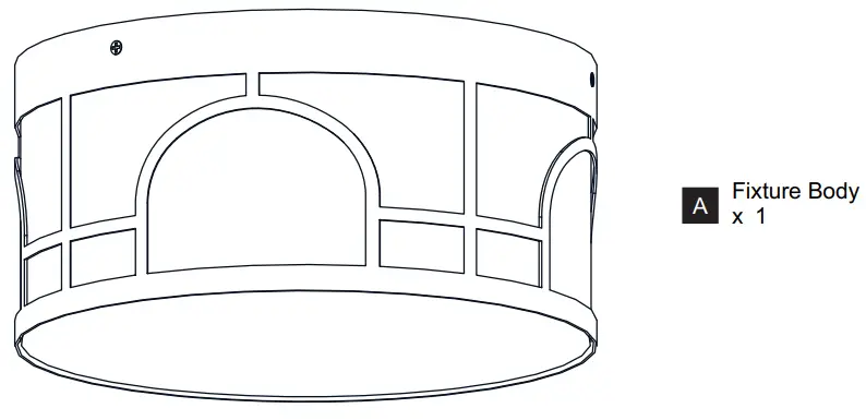 QUOIZEL-BRM1614MBK-3-Light-Matte-Black-Outdoor-Flush-Mount-Light-FIG-2