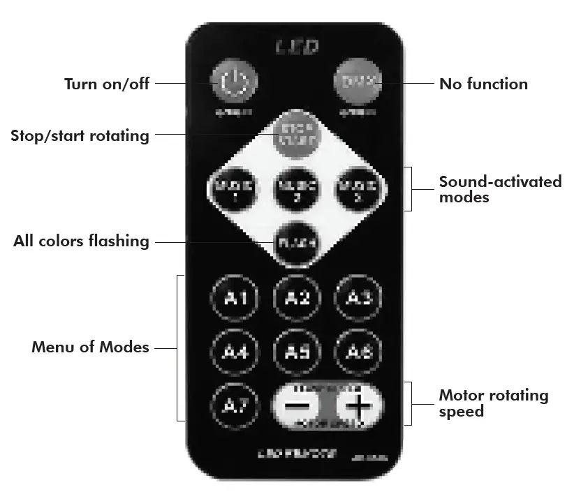 IMOSHION A1 Disco lamp 1