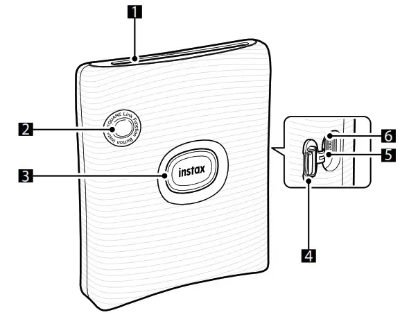 FUJIFILM 16785547 Instax Square Link Smartphone Printer - FUJIFILM 16785547 Instax Square Link Smartphone Printer 1