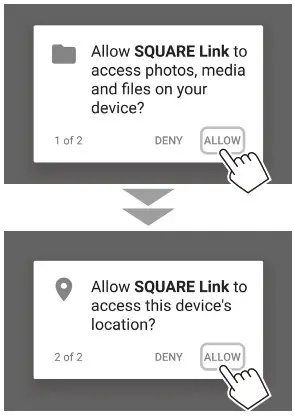 FUJIFILM 16785547 Instax Square Link Smartphone Printer - Together and Printing 4