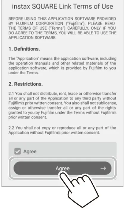 FUJIFILM 16785547 Instax Square Link Smartphone Printer - Together and Printing 5